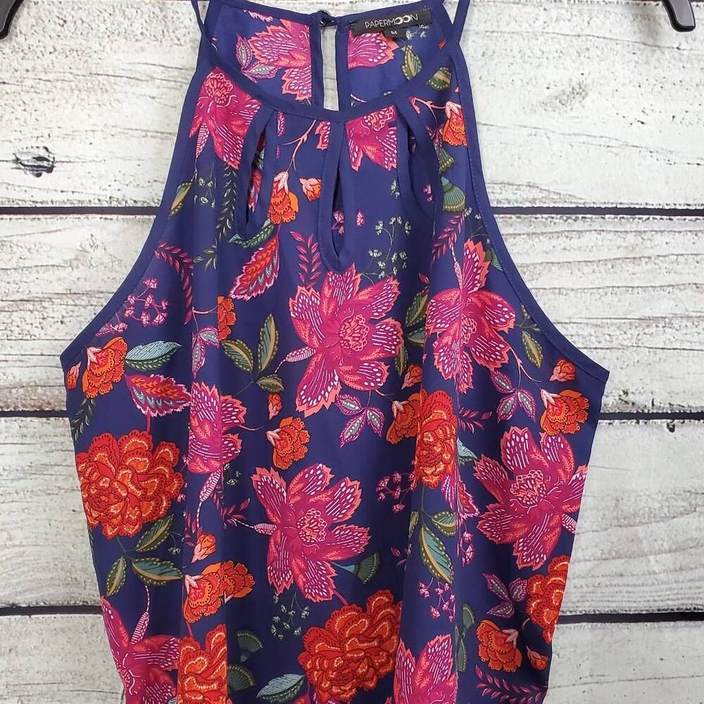 Paper Moon Medium Navy Floral Top - Picture 3 of 11